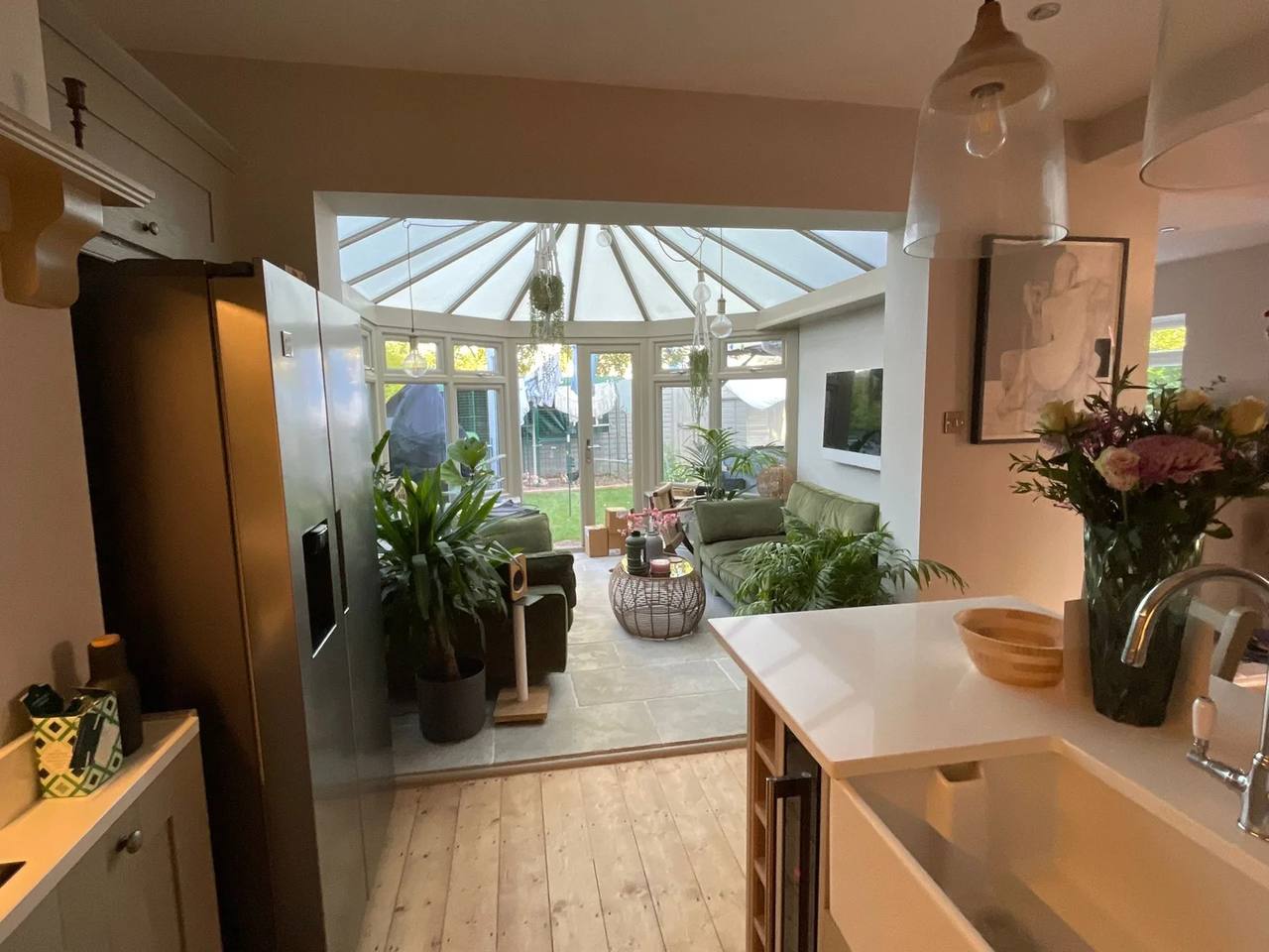 Extension and renovation interior completed by Boardman Building Co in Manchester